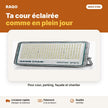 Projecteur LED 300W IP65 série Pro – lumière blanche 6500K | Akko Star - RAQO