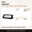 Projecteur LED 35W IP65 – lumière blanche 6500K | Akko Star - RAQO