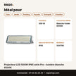 Projecteur LED 500W IP65 série Pro – lumière blanche 6500K | Akko Star - RAQO