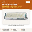 Projecteur LED 500W IP65 série Pro – lumière blanche 6500K | Akko Star - RAQO