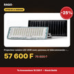 Projecteur solaire LED 20W avec panneau et télécommande – 6500K | Akko Star - RAQO
