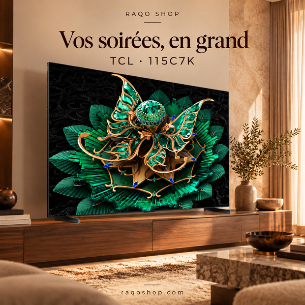 RAQO SHOP — TCL 115C7K — photo 2 — Vos soirées, en grand