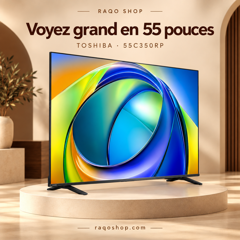 RAQO SHOP — Toshiba 55C350RP — Voyez grand en 55 pouces