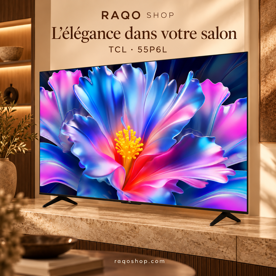 RAQO SHOP — TCL 55P6L — photo 3 — L’élégance dans votre salon