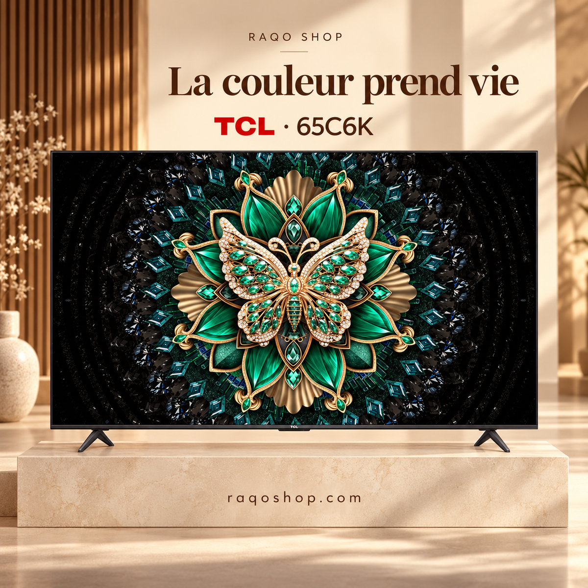 RAQO SHOP — TCL 65C6K — photo 1 — La couleur prend vie