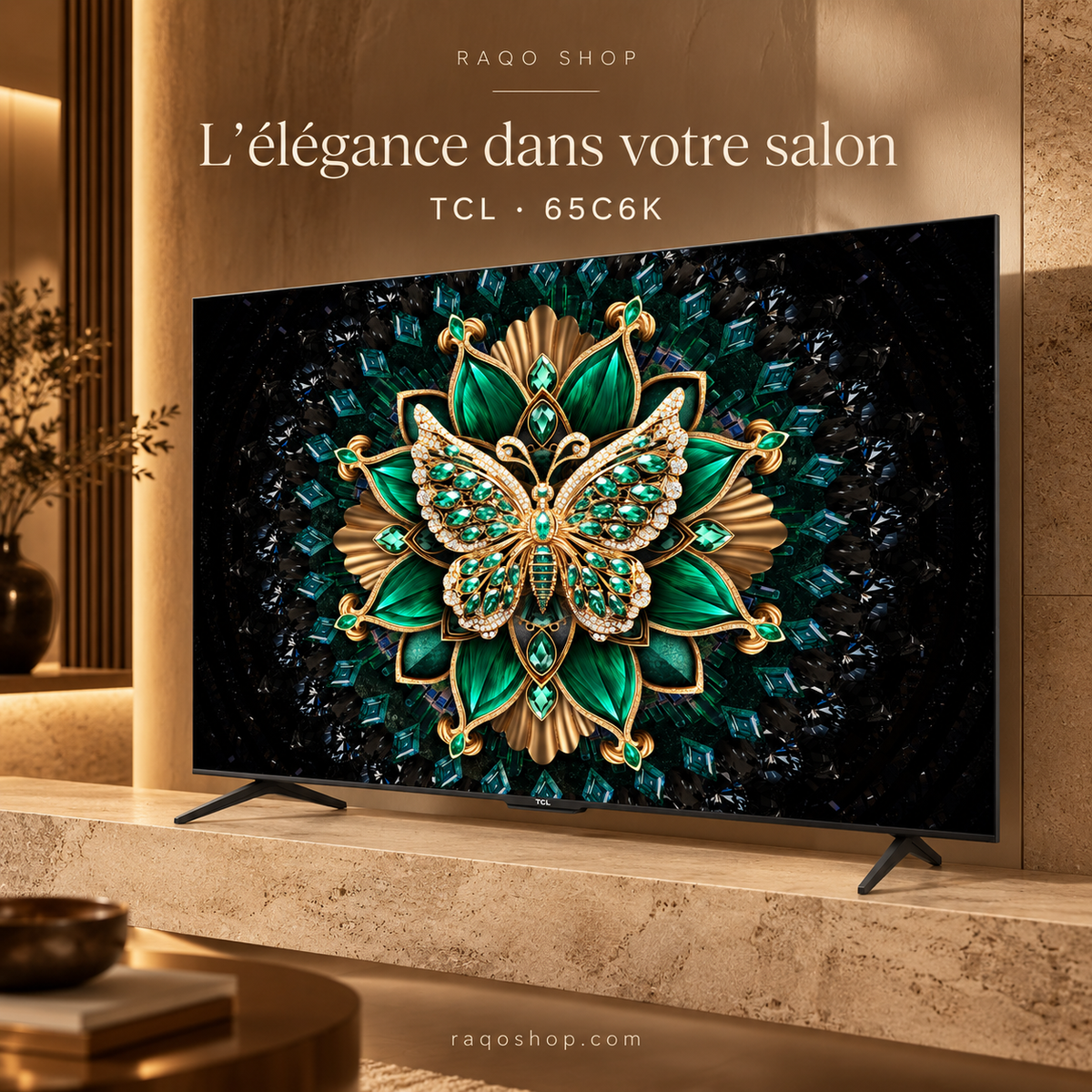 RAQO SHOP — TCL 65C6K — photo 3 — L’élégance dans votre salon
