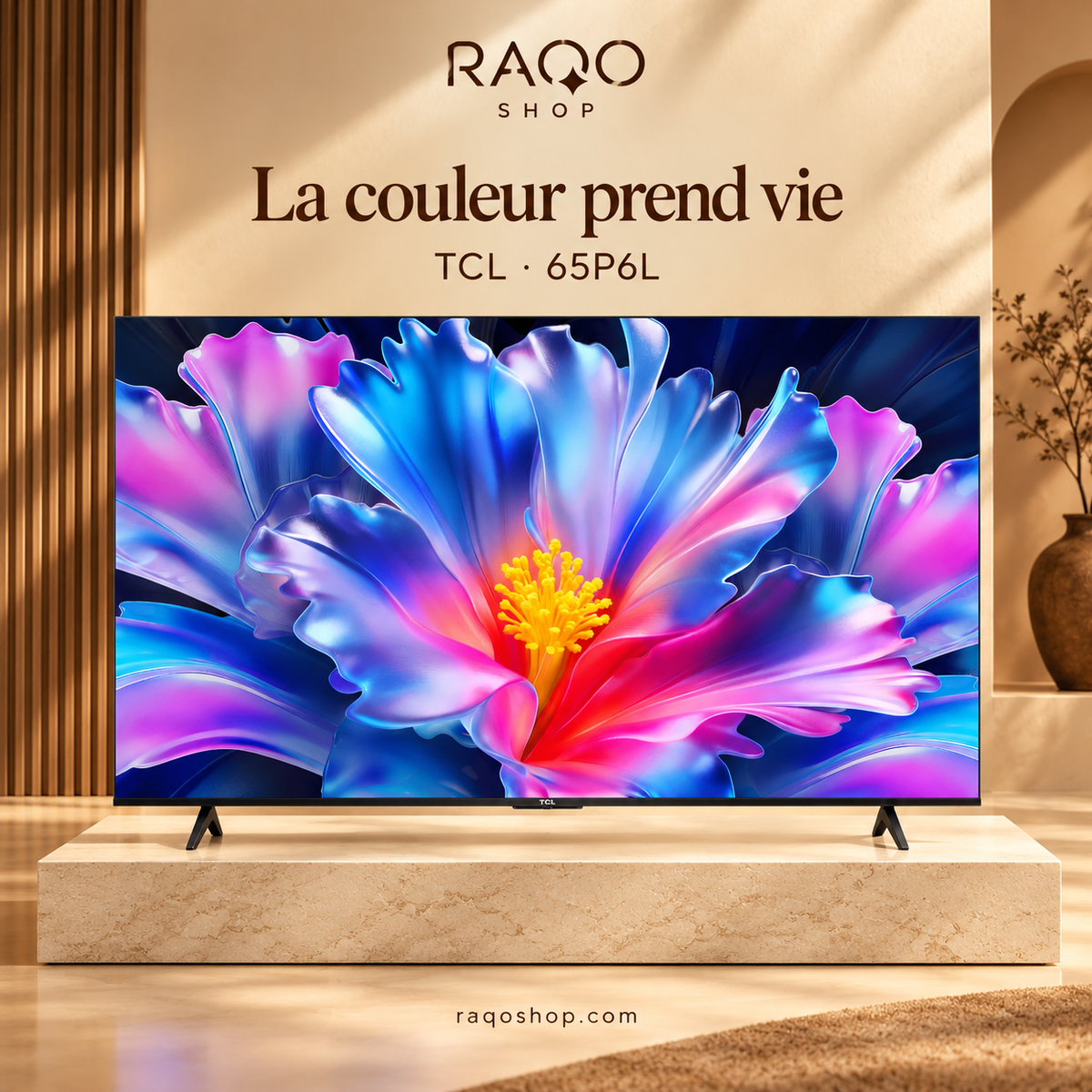 RAQO SHOP — TCL 65P6L — photo 1 — La couleur prend vie