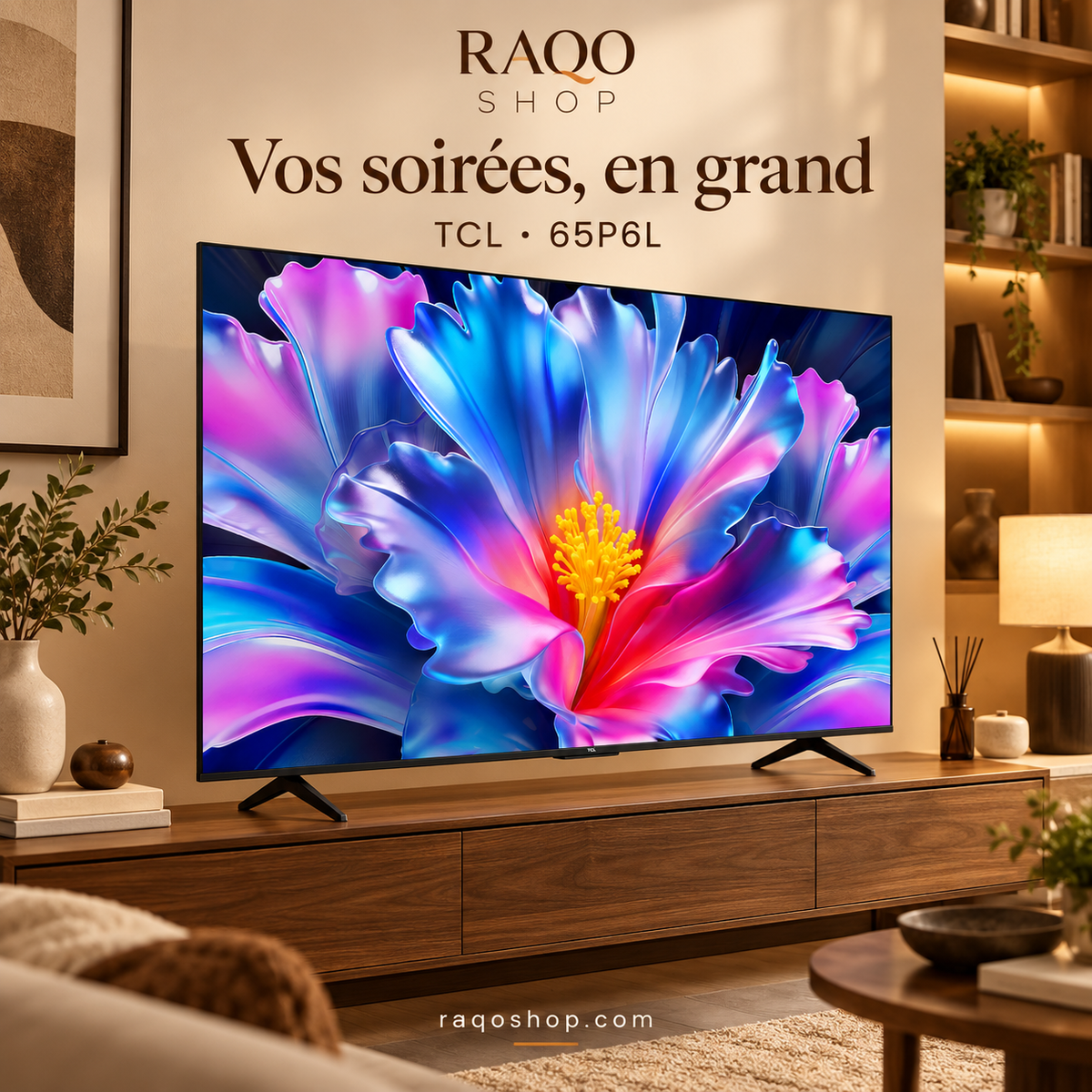 RAQO SHOP — TCL 65P6L — photo 2 — Vos soirées, en grand