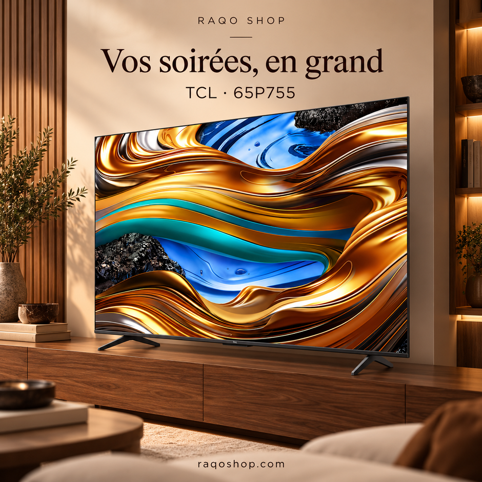 RAQO SHOP — TCL 65P755 — photo 2 — Vos soirées, en grand