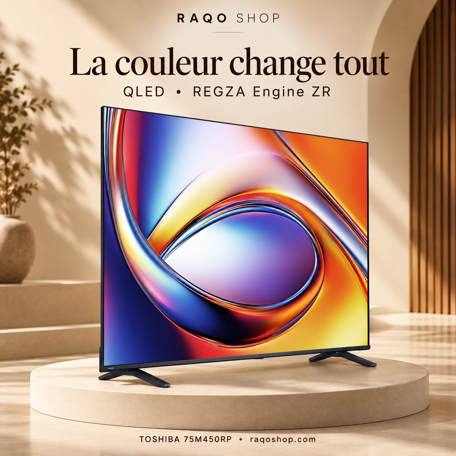Toshiba 75M450RP – La couleur change tout | RAQO Shop