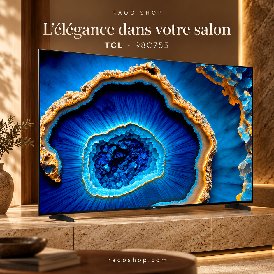 RAQO SHOP — TCL 98C755 — photo 3 — L’élégance dans votre salon