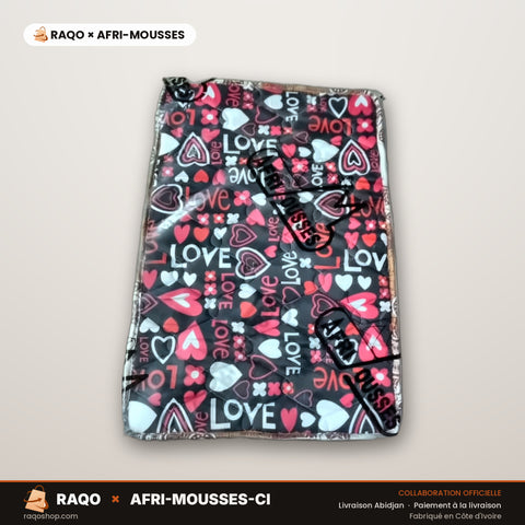 Alèse Protège-Matelas – RAQO × Afri-Mousses – autre angle – RAQO Abidjan