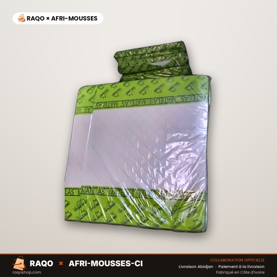 Matelas Bébé Nana – RAQO × Afri-Mousses – autre angle – RAQO Abidjan