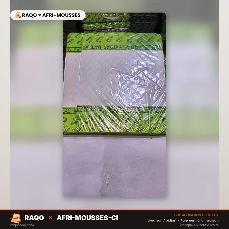 Matelas Bébé Nana – RAQO × Afri-Mousses – détail / autre vue – RAQO Abidjan