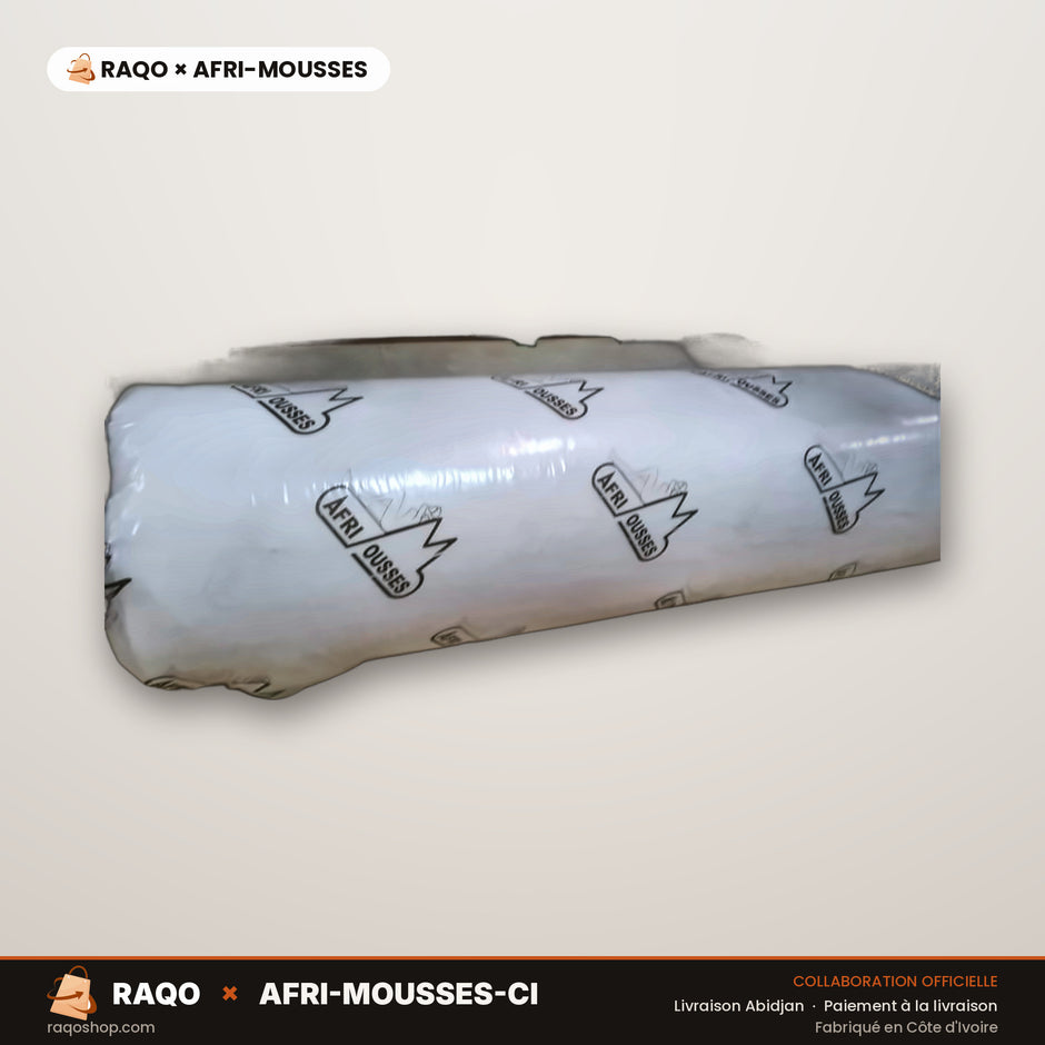 Ouate en Rouleau 25 m – RAQO × Afri-Mousses – autre angle – RAQO Abidjan