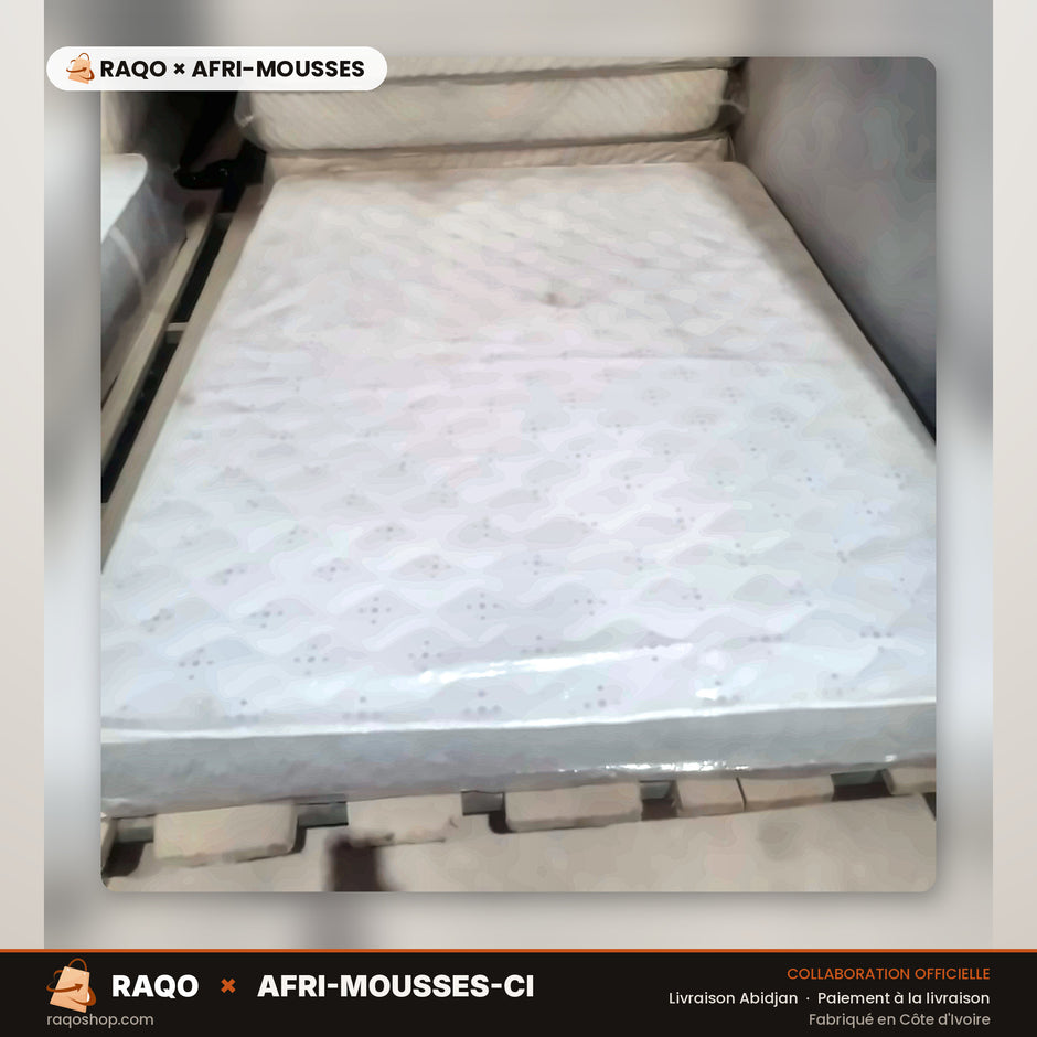 Matelas Super Confort King Size 200 × 200 cm 20 cm – RAQO × Afri-Mousses – Abidjan