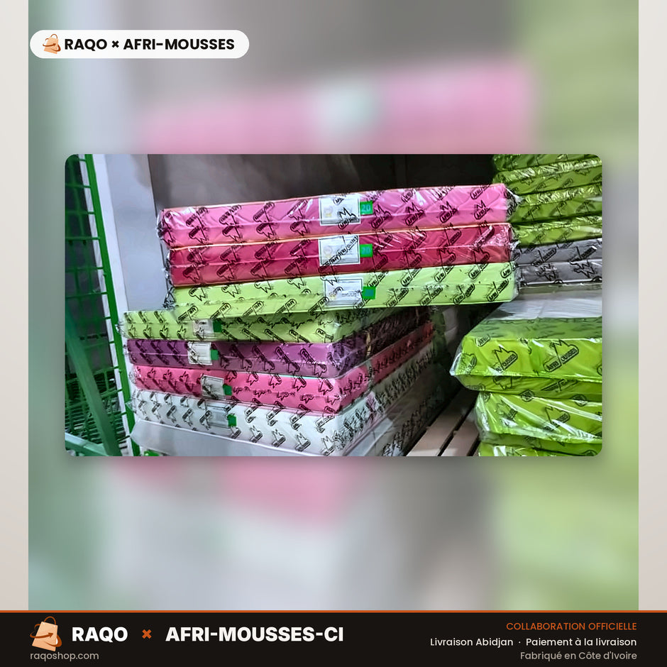 Surmatelas – RAQO × Afri-Mousses – détail / autre vue – RAQO Abidjan