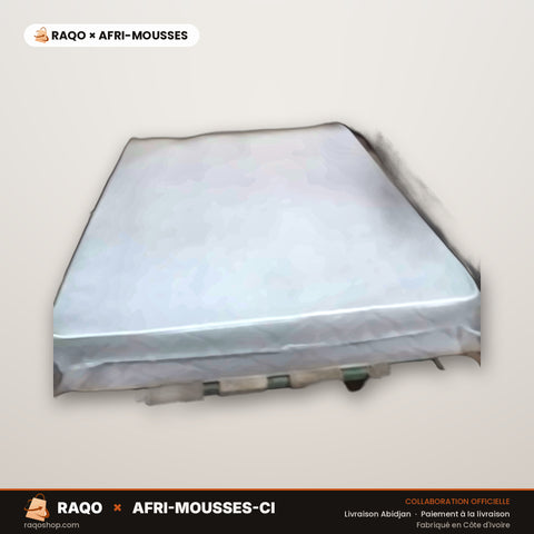 Matelas Vision 2 Places 190 × 140 cm 25 cm – RAQO × Afri-Mousses – Abidjan