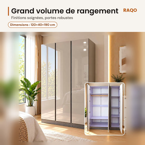 Armoire 9553 – détail et finitions – RAQO Abidjan