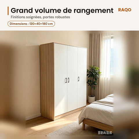 Armoire JDYG-121 – détail et finitions – RAQO Abidjan