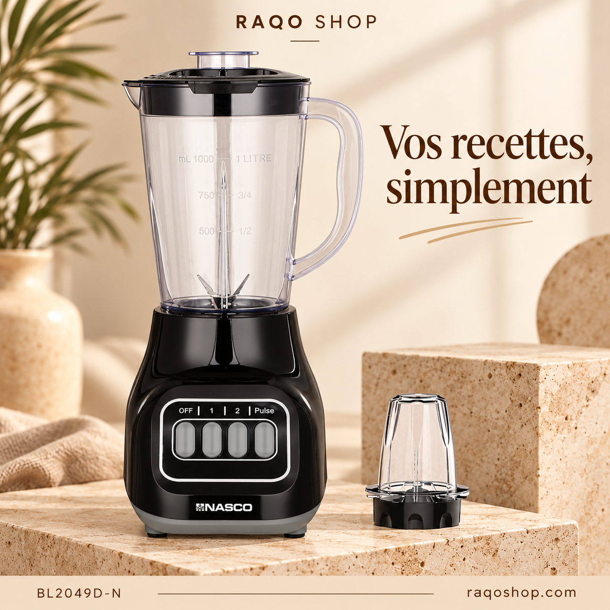 RAQO SHOP – NASCO BL2049D-N – vue 1