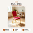 Chaise d'hôtel – fiche produit, paiement à la livraison – RAQO Abidjan