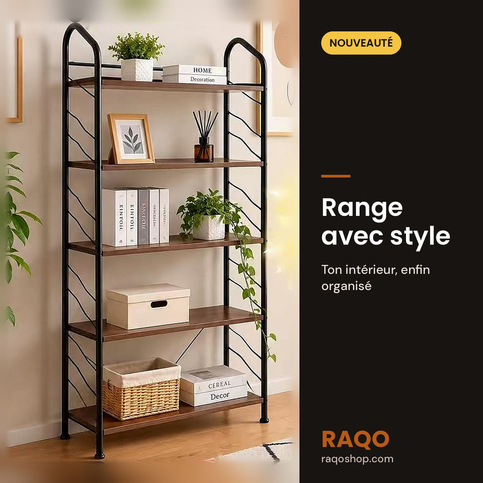 Étagère 5 niveaux YH-13-6 – en situation – RAQO Abidjan