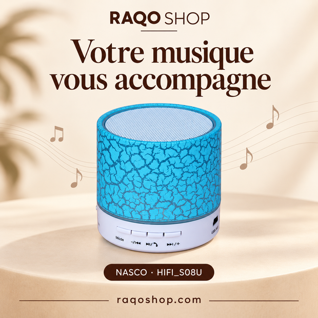 RAQO SHOP — Nasco HIFI_S08U — photo 1 — Votre musique vous accompagne
