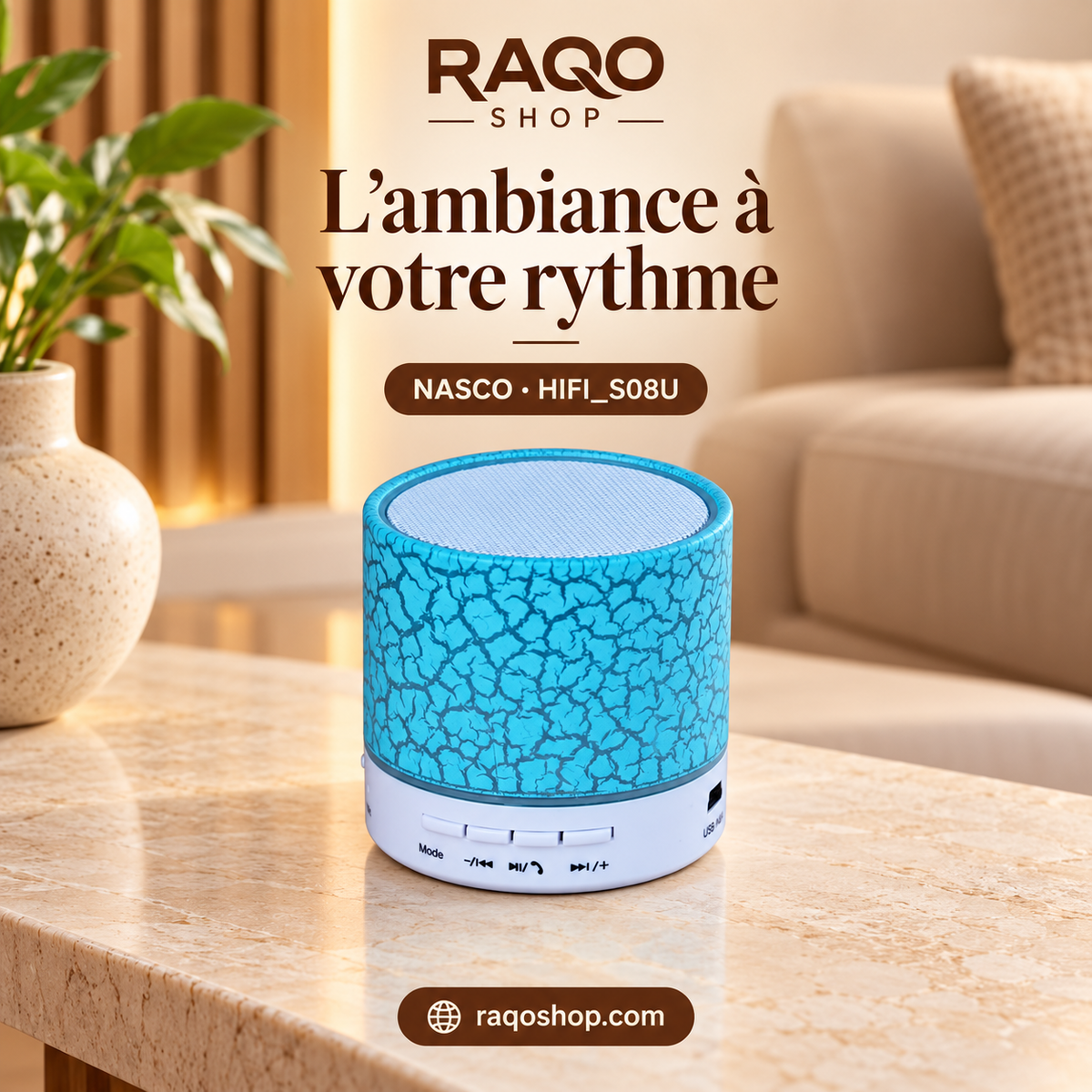 RAQO SHOP — Nasco HIFI_S08U — photo 2 — L’ambiance à votre rythme