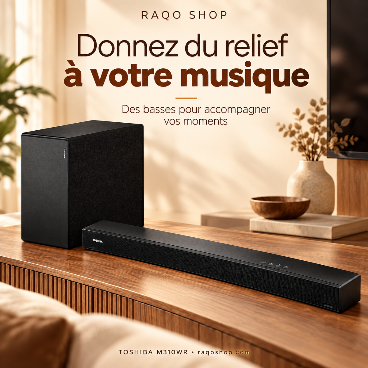 Toshiba M310WR – Donnez du relief à votre musique | RAQO Shop