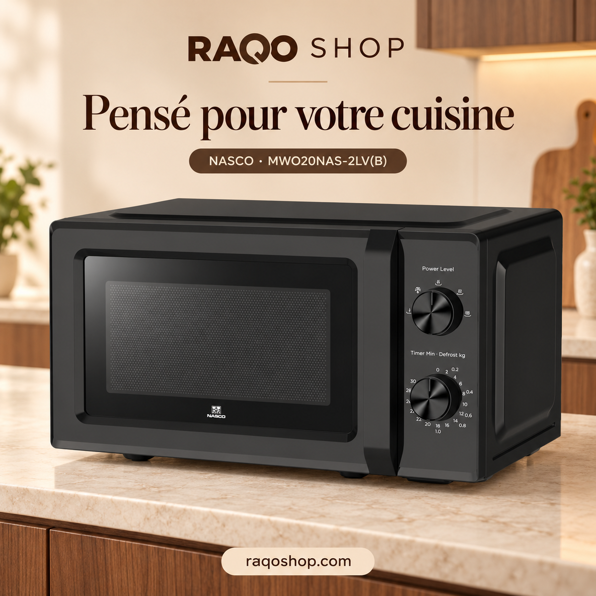RAQO SHOP — NASCO MWO20NAS-2LV(B) — photo 2 — Pensé pour votre cuisine