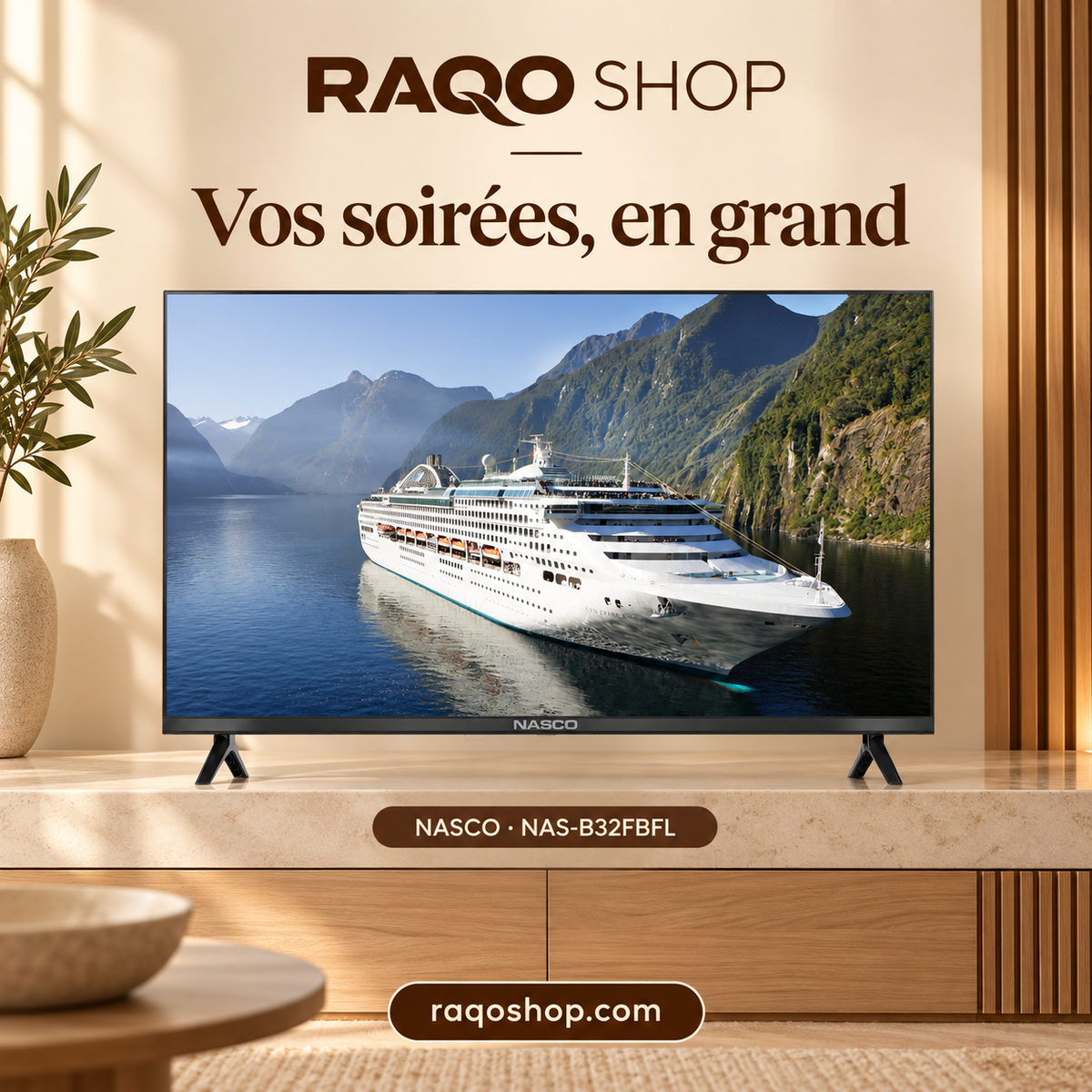 RAQO SHOP — Nasco NAS-B32FBFL — photo 2 — Vos soirées, en grand