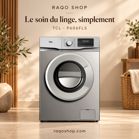 RAQO SHOP — TCL P606FLS — photo 1 — Le soin du linge, simplement