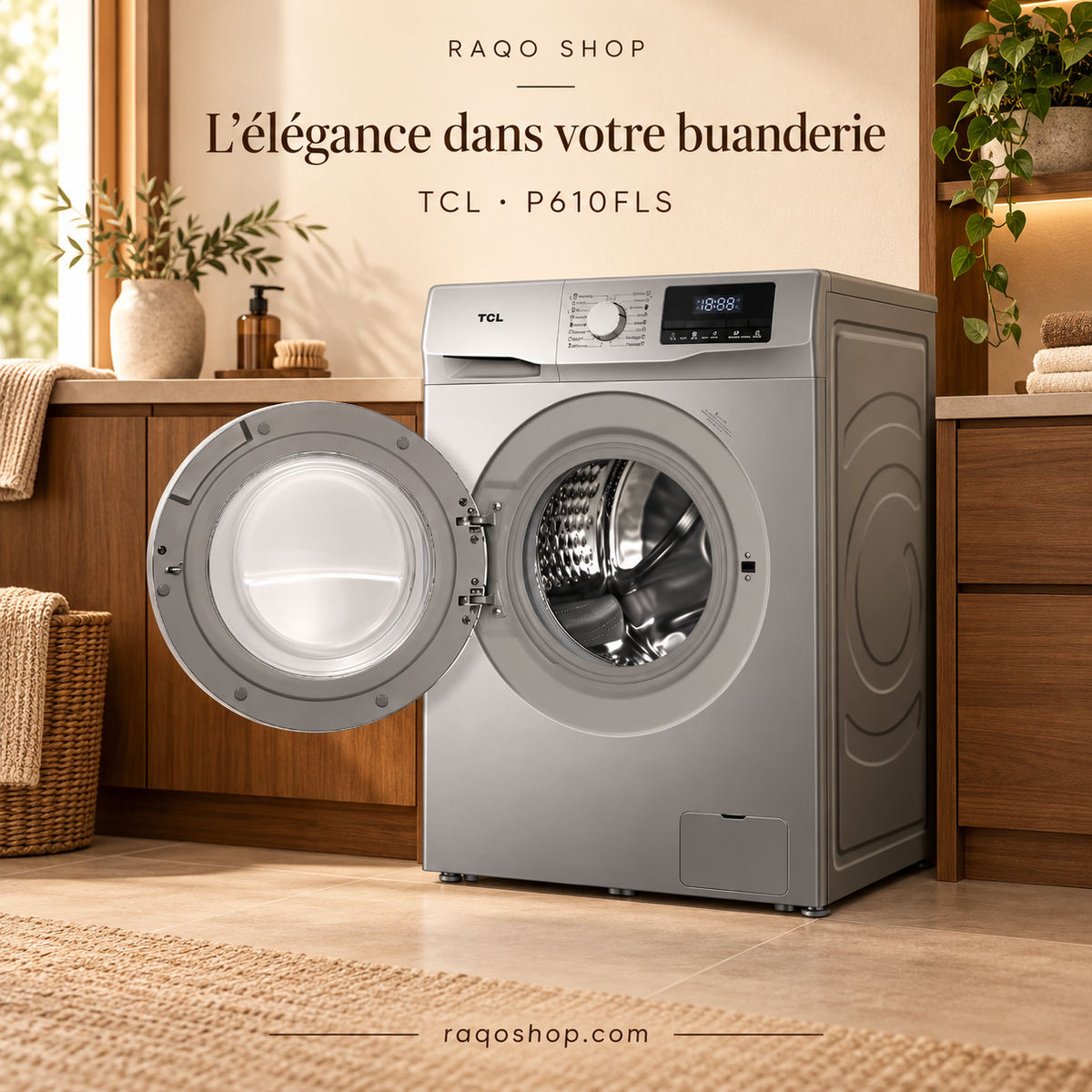 RAQO SHOP — TCL P610FLS — photo 3 — L’élégance dans votre buanderie