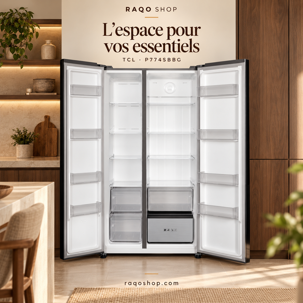 RAQO SHOP — TCL P774SBBG — photo 2 — L’espace pour vos essentiels