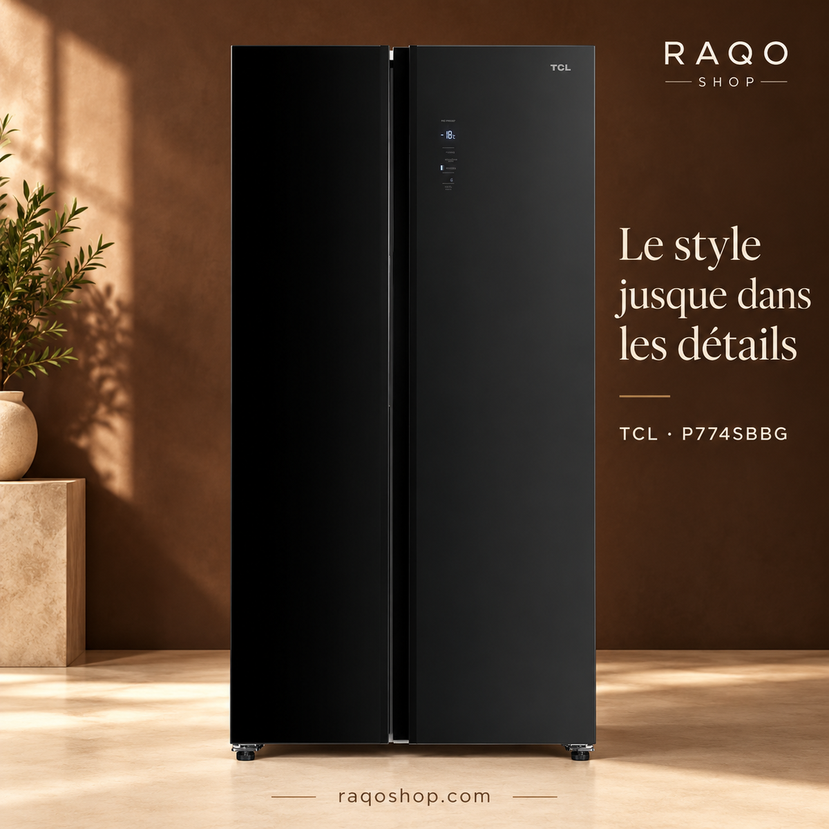 RAQO SHOP — TCL P774SBBG — photo 3 — Le style jusque dans les détails