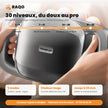 Pistolet de massage – 30 niveaux, 3 modes, chaleur infrarouge – RAQO