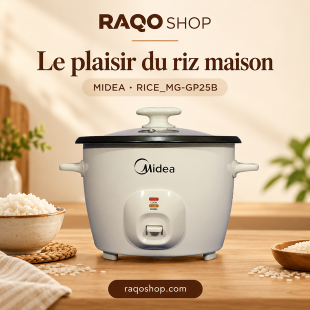 RAQO SHOP — MIDEA RICE_MG-GP25B — photo 1 — Le plaisir du riz maison