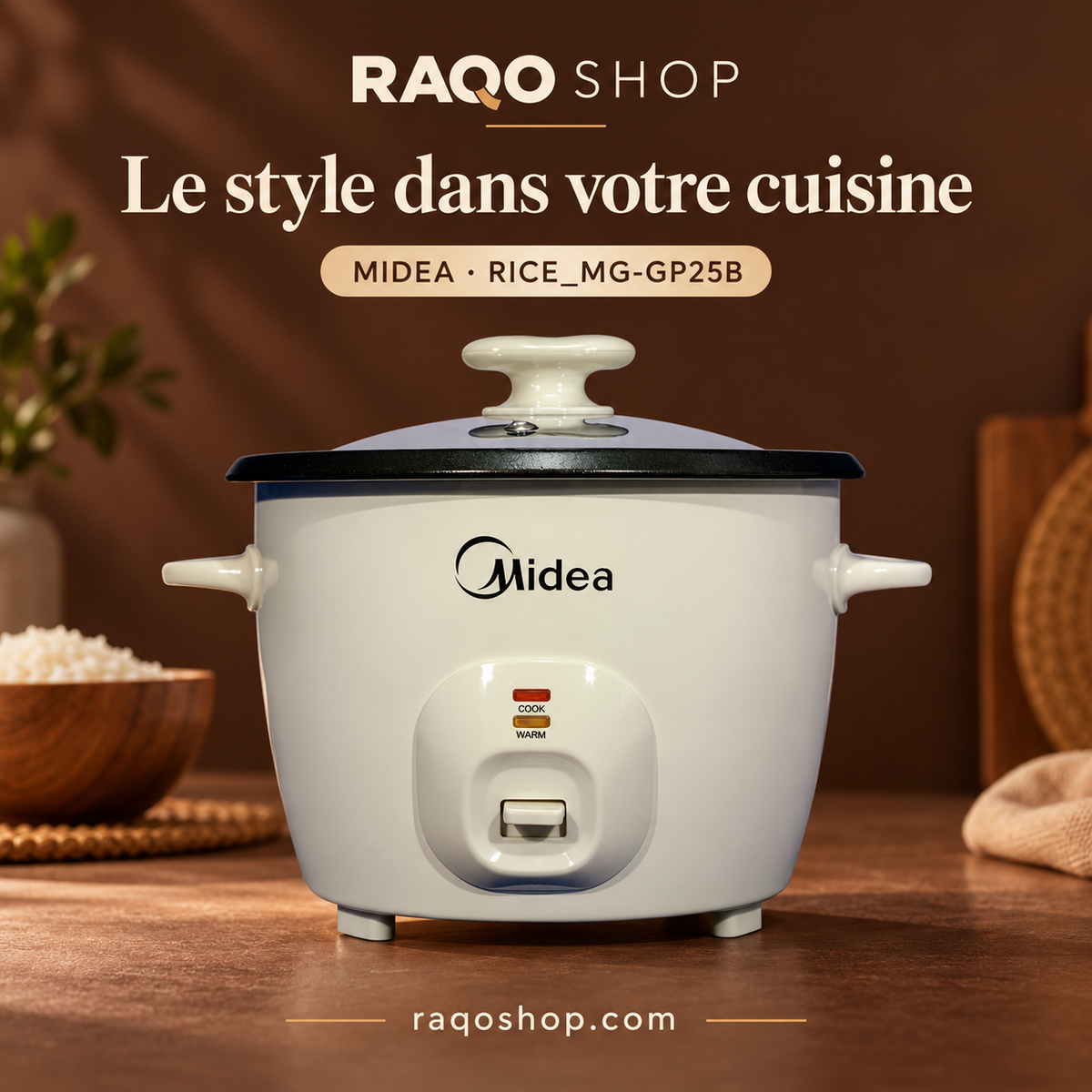 RAQO SHOP — MIDEA RICE_MG-GP25B — photo 3 — Le style dans votre cuisine