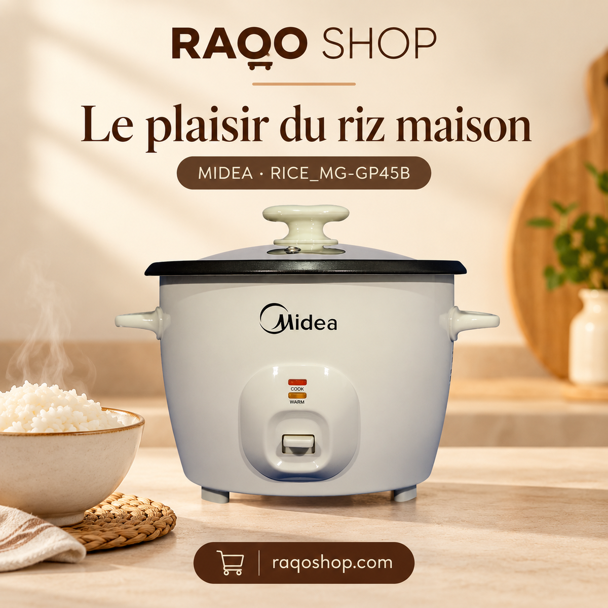 RAQO SHOP — Midea RICE_MG-GP45B — photo 1 — Le plaisir du riz maison