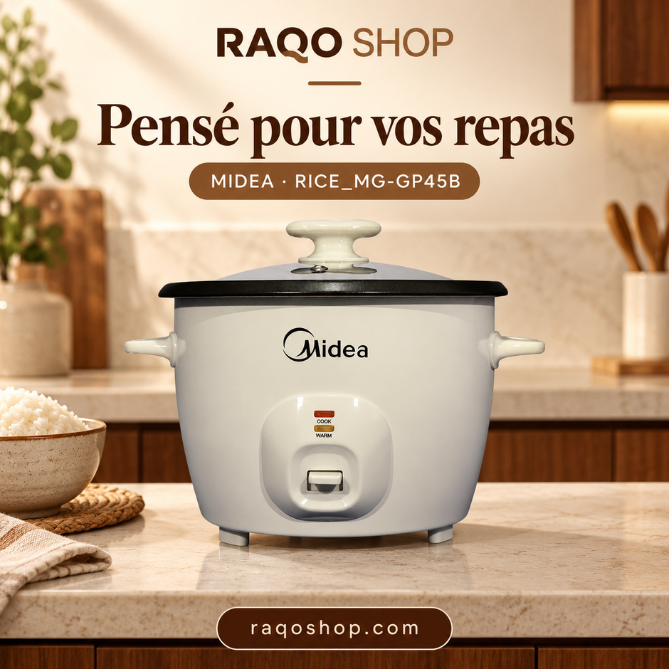 RAQO SHOP — Midea RICE_MG-GP45B — photo 2 — Pensé pour vos repas