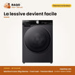 Machine à laver Hisense 12kg WF7S1247BB – La lessive devient facile | RAQO Shop