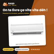 Split Midea 18.000 BTU M_MSAF-18CRN1 – Livraison rapide à Abidjan | RAQO Shop