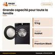 Machine à laver Hisense 12kg WF7S1247BB – Fiche technique | RAQO Shop