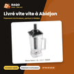 Mixeur Nasco 2L 1000W NAS-BL1351-TMT – Livraison rapide à Abidjan | RAQO Shop