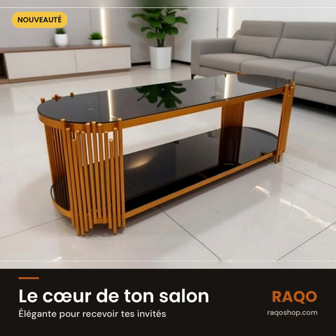 Table basse 23-90Y – en situation – RAQO Abidjan
