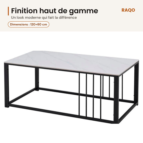 Table basse BLC-618 – détail et finitions – RAQO Abidjan