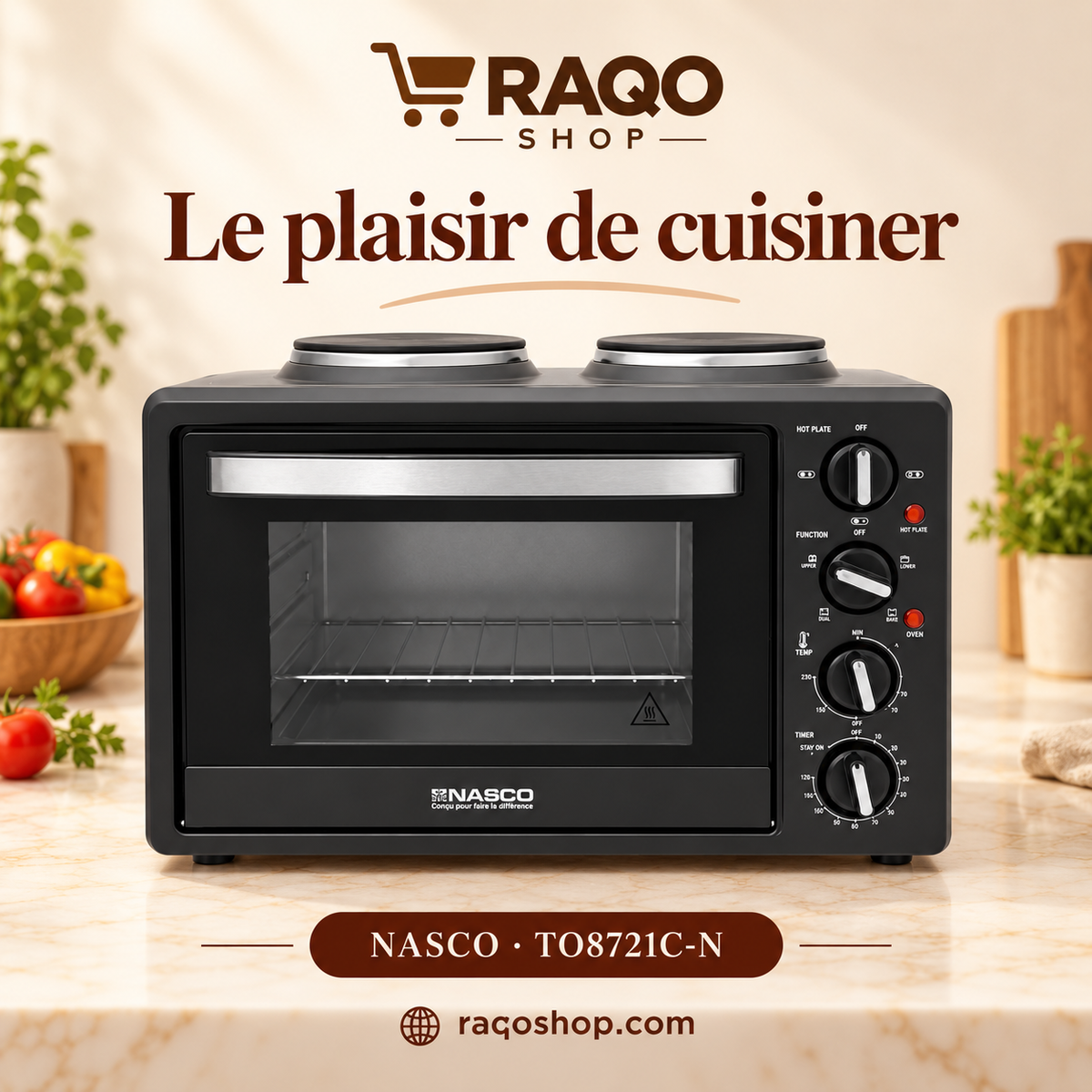 RAQO SHOP — Nasco TO8721C-N — photo 1 — Le plaisir de cuisiner