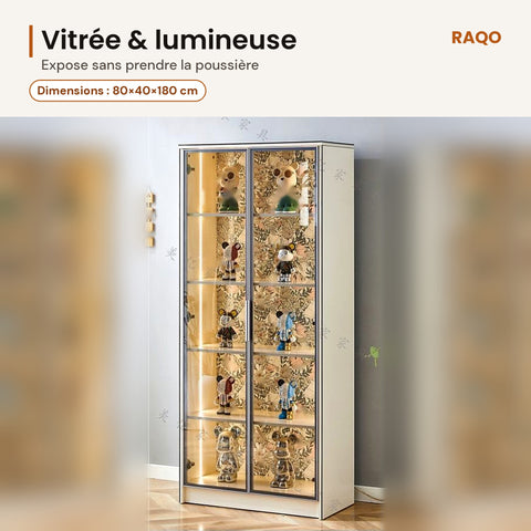 Vitrine d'exposition BG-83 – détail et finitions – RAQO Abidjan