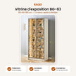 Vitrine d'exposition BG-83 – fiche produit, paiement à la livraison – RAQO Abidjan